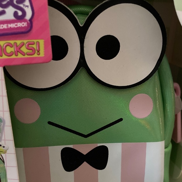 Keroppi Backpack - Green and Pink - Picture 4 of 16